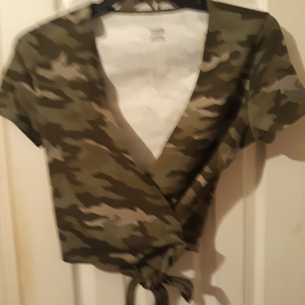 NWT Victoria's Secret Pink Wrap Shirt